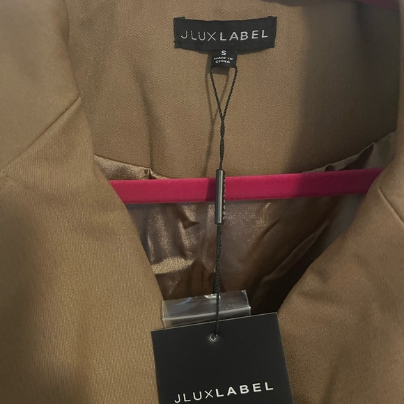 Jluxlabel tan double breasted jumpsuit - Picture 3 of 7